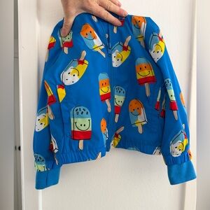 Stella McCartney kids blue Ice Cream Popsicle rain Coat 24 Months maisonette